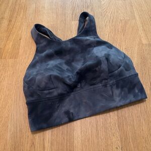 Lululemon 6 Wunder Train Longline Bra in Medium Support C/D Cup